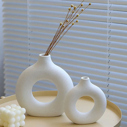 Modern Chic Ceramic Vase